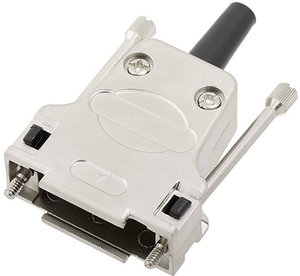 Obudowa złącza D-SUB encitech DTZF15-LJS-RGL+M2.5-K 7960-2210-02, odlew cynkowy, 180 °, 1 szt.