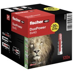 Kołek 2-komponentowy Fischer DUOPOWER 8 x 40 570410 8 mm 120 szt.