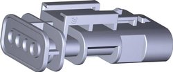 Obudowa złącza pin żeńskiego na PCB TE Connectivity MCON 1.2 1-1564559-1, automotive, piny: 4, 1 szt.