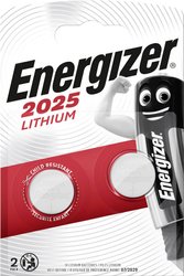 Ogniwo guzikowe Energizer CR2025 litowe 163 mAh 3 V 2 szt.