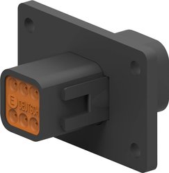 Obudowa złącza pin męskiego na PCB TE Connectivity DT Serie DT04-6P-CL06, piny: 6, 1 szt.