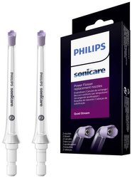 Nasadka Philips Sonicare F3 Quad Stream do irygatora jamy ustnej, HX3062/00 Dysze zamienne do irygatora jamy ustnej Philips Sonicare HX3062/00, 2 szt.