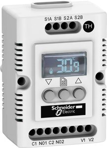 Termostat do szafy rozdzielczej Schneider Electric NSYCCOTH230VID 240 V/AC  (D x S x W) 44 x 56 x 85 mm