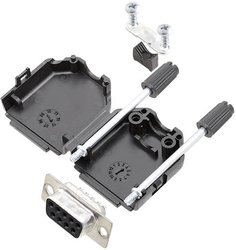 Zestaw listew żeńskich D-Sub TRU COMPONENTS TCDPPK09BKDMSK 7709028K, rzędy: 2, styki: 9, 180 °, 1 szt.