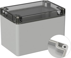 Obudowa zewnętrzna TRU COMPONENTS TC-9065504, (D x S x W) 120 x 80 x 85 mm, poliwęglan, 1 szt.