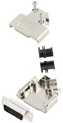 Zestaw listew męskich D-Sub Amphenol L17D45PK-M-25+L717HDB44P, rzędy: 3, styki: 44, 45 °, 1 szt.