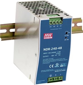 Zasilacz na szynę DIN Mean Well NDR-240-48, 240 W