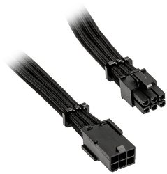 Przedłużacz Alchemy PCIe 6-pin, 45cm, w oplocie - czarny Kabel Bitfenix BFA-MAC-6PEG45KK-RP  0.45 m