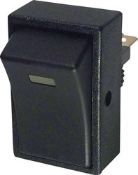 Przełącznik kołyskowy samochodowy TRU COMPONENTS TC-R13-207L-SQ YELLOW 12V/DC 1587814, 1 x wył/wł, 12 V/DC, 20 A