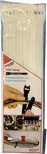Opaska kablowa na rzepy do wiązania element z pętelkami i haczykami (D x S) 200 mm x 13 mm biały FASTECH® E1-2-010-B10 10 szt.