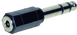 Adapter jack  złącze męskie jack 6,3 mm - złącze żeńskie jack 3,5 mm Stereo, Mono TRU COMPONENTS 1559813  1 szt.