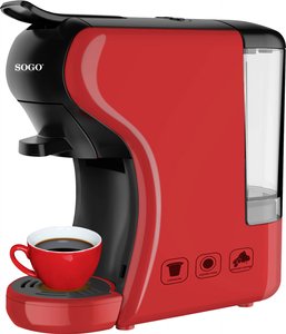 Ekspres do kawy na kapsułki SOGO Human Technology CAF-SS-5675-R, 19 bar