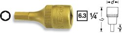 Nasadka trzpieniowa 2.5 mm Hazet  8501-2.5 wewnętrzny sześciokąt 1 szt.