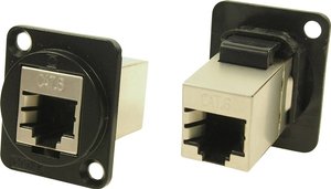 Adapter XLR RJ45 UTP, Cat6 Cliff CP30222SMB, 1 szt.