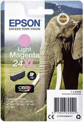 Epson atrament T2436, 24XL tusz oryginalny  Jasna magenta  C13T24364012