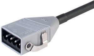 Adapter przyłączeniowy sieci zasilania Hirschmann STAS 4K złącze męskie zasilające - z wolnym końcem 1.00 m 1 szt.