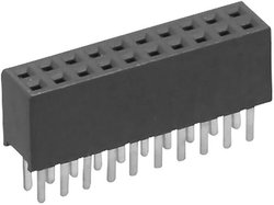 TRU COMPONENTS TC-1210-006-1-2-00 Listwa złączy żeńskich (standardowa) 1 szt.