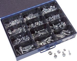 Zestaw śrub i nakrętek 10206 Zawartość 300 Teile