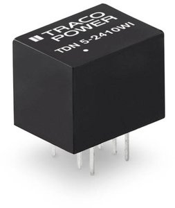 Przetwornica DC/DC, do PCB TracoPower TDN 5-2411WI TDN 5-2411WI, DIP, 5 W, 5 V/DC, 1 A, 1 szt.