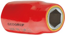 VDE 19 13 - GEDORE - nasadka VDE 1/2'' 6-kątny 13 mm Nasadka VDE 13 mm Gedore VDE 19 13 6122940 1 szt.