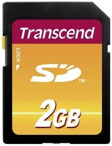 Karta pamięci SD Transcend TS2GSDC, 2 GB