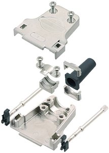 Obudowa złącza D-SUB encitech DTZF37-LJS-RGL+M3-K 7960-5210-04, odlew cynkowy, 180 °, 1 szt.