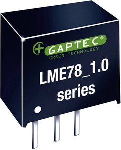 Przetwornica DC/DC, do PCB Gaptec LME78_05-1.0 10070823, SIP-3, 5 W, 5 V/DC, 1 A, 1 szt.