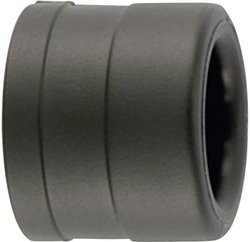 Osłona końcowa wężowa HellermannTyton AEC28, O 28 mm, czarna