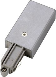SLV 143032  Element systemu szynowego wysokonapięciowego  Podajnik  1-fazowy srebrno-szary