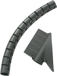 Wąż kablowy TRU COMPONENTS TC-MX-KLT8BK203, 10 mm (max), czarny, 5 m