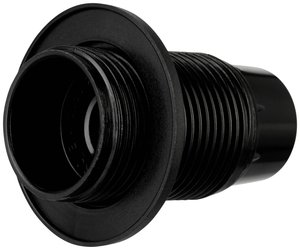 Gniazdo E14 z materiału izolacyjnego z 1 czarnym pierścieniem Oprawa E14 REV 0503020555, 1 zest., 40 W