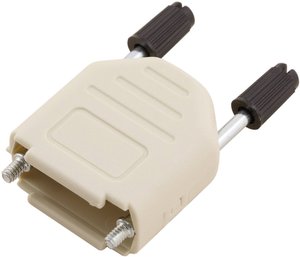 Obudowa złącza D-SUB Ilość styków: 9 tworzywo sztuczne 180 ° szary MH Connectors MHDPPK09-DEC-K 1 szt.