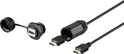 Kabel HDMI Renkforce RF-3770958, [1x złącze męskie HDMI - 1x złącze żeńskie HDMI]