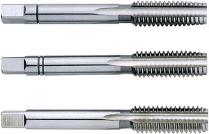 Gwintownik HSS Exact M8, ździerak, pośredni, wykańczak, 6H, DIN 352