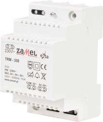 Transformator dzwonkowy Zamel TRM-358, 3 V/AC, 5 V/AC, 8 V/AC