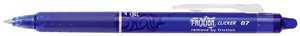 Pióro kulkowe PILOT FriXion Ball Clicker 0,4 mm kolor pisania: niebieska okrągła końcówka nie jest nieusuwalna Pilot Pióro kulkowe FriXion Ball Clicker 0.4 mm niebieski 2270003 1 szt.