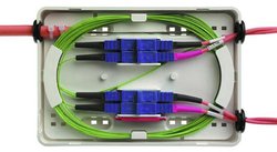 Spawarka MICRO z tacą spawaną Telekom, 1x uchwyt spawów, akcesoria Rozdzielacz światłowodowy Telegärtner