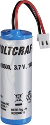 Zapasowy akumulator litowo-jonowy VOLTCRAFT 18500, Kompatybilność Termometr na podczerwień IR1000-50CAM, IR-1600 CAM