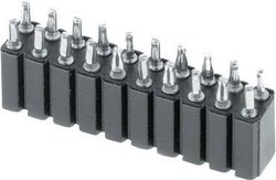 Listwa pinowa precyzyjna, W & P Products 153PF-006-2-50-00 RM: 2,54 mm