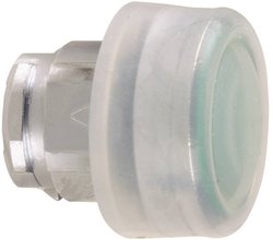 Przycisk Schneider Electric Harmony ZB4BP3, z przezroczystą nakładką, IP66, zielony
