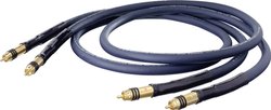 Kabel audio, Cinch Oehlbach 13110, [2x złącze męskie RCA/cinch - 2x złącze męskie RCA/cinch], 0.50 m, niebieski