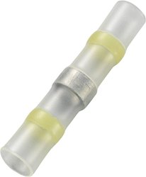 Złącze doczołowe TRU COMPONENTS JFST-4-Y/15S 736461, z pełną izolacją , 4 - 6 mm², 40 mm, 15 szt.