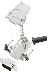Zestaw listew męskich D-Sub TRU COMPONENTS TCD45ZF09DMPK 7709404, rzędy: 2, styki: 9, 45 °, 1 szt.