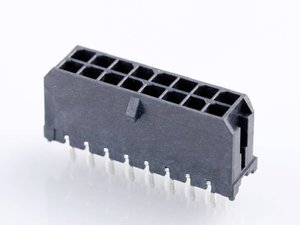 Listwa kołkowa, męska, do wbudowania, standardowa Molex MOL Power & Signal Sol. 430451612, piny: 16, 8.5 A, 1 szt.