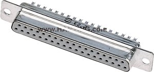 Listwa Pin żeńska D-SUB 09 67 225 4704 Harting Zawartość: 1 szt.