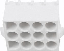 Obudowa złącza pin męskiego na PCB TE Connectivity UNIVERSAL MATE-N-LOK 350433-1, wire-to-board, piny: 12, 12 A, 1 szt.