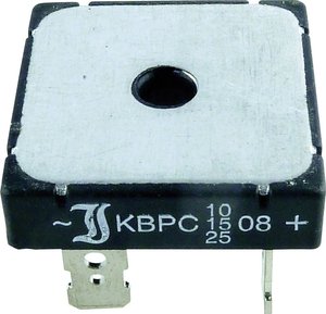 Prostownik mostkowy Diotec KBPC10/15/2502FP, 200 V, 25 A