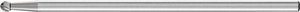 Frez z węglika wolframu, kulisty 3x2 mm trzpień ø 3 mm 3 zęby PLUS do uniwersalnych zastosowań Frez PFERD KUD 0302/3 Z3 PLUS GL 75 21211087, 3 mm x 75 mm , 1 szt.