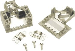 Obudowa złącza D-SUB Ilość styków: 50 tworzywo sztuczne 45 ° szary Harting  1 szt.