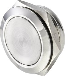 Przycisk TRU COMPONENTS TC-9563704, 22 mm, 12 V, 0.005 A, 1 szt.